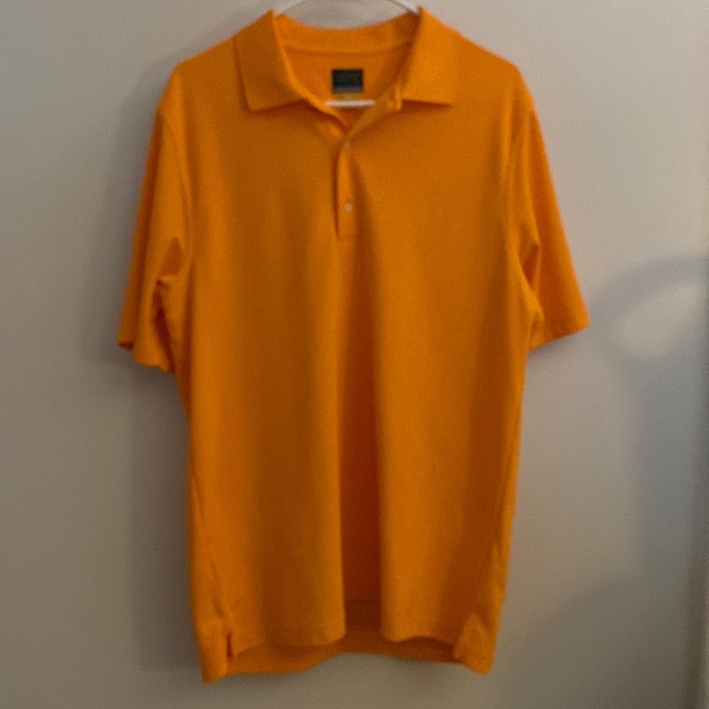 Greg Norman golf polo orange Mens size medium